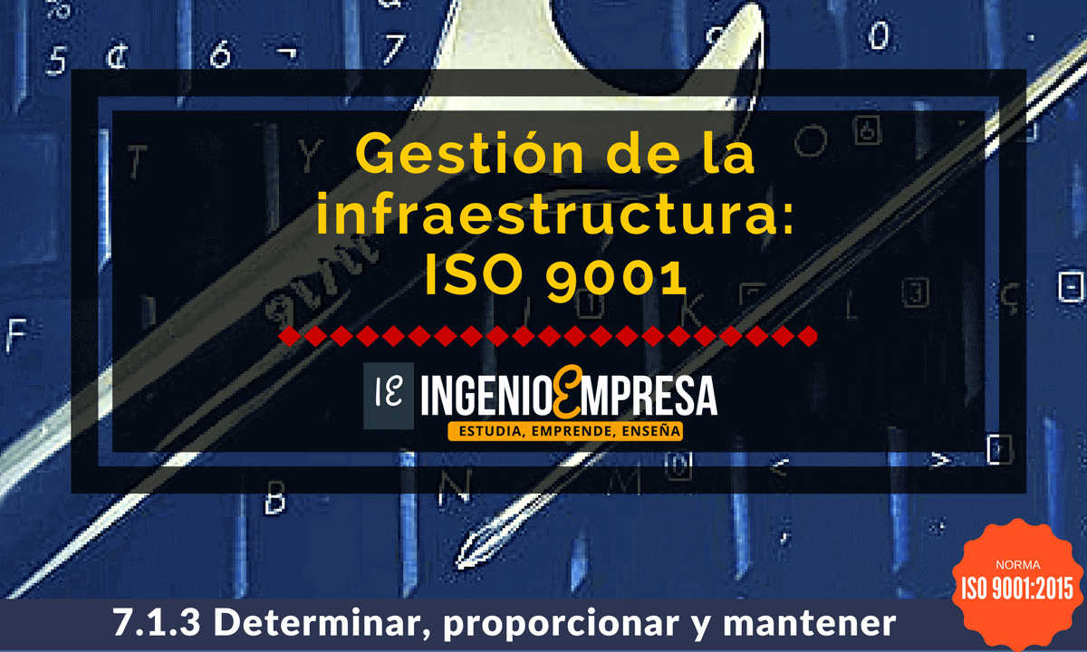 Gestión de infraestructura ISO 900