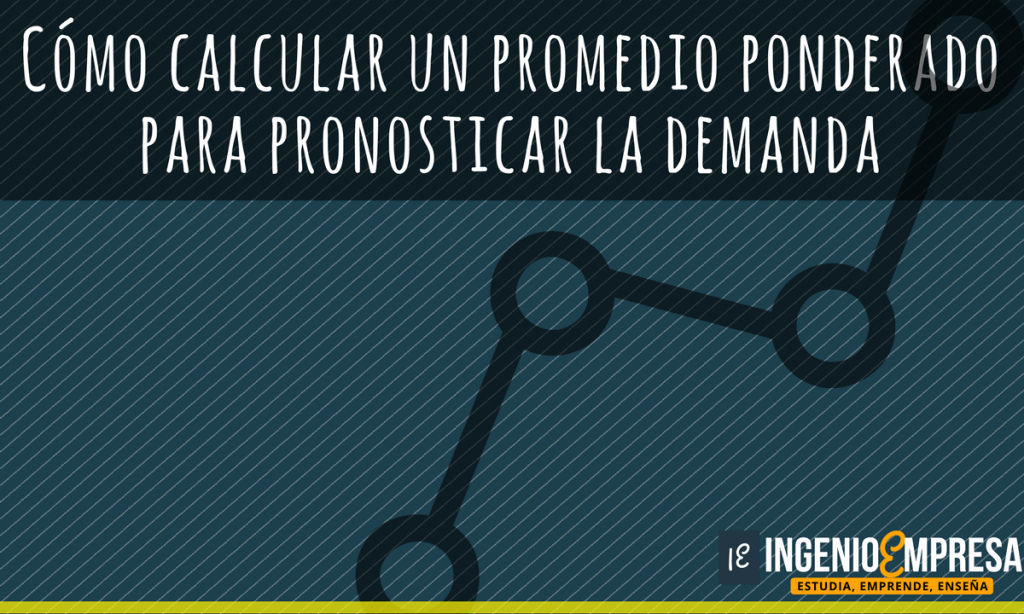 Promedoo Promedio móvil ponderado para pronosticar la demanda