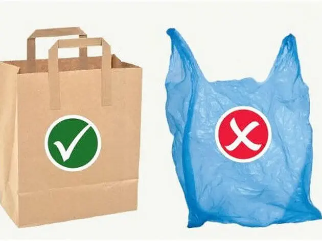 bolsa plastica vs bolsa reutilizable