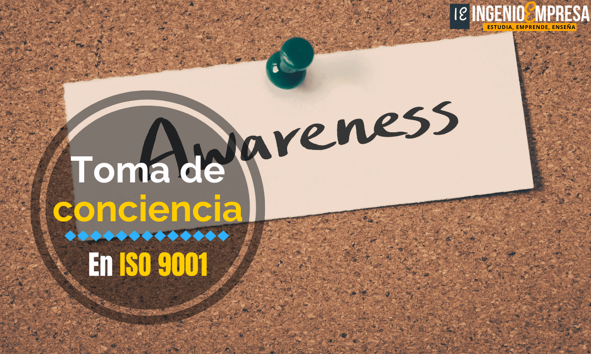 Mensaje que dice awareness pegado en corcho